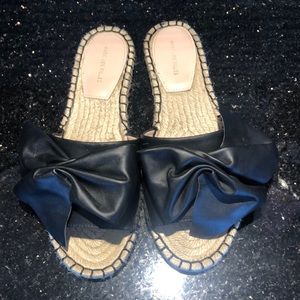 Black Flat Sandals